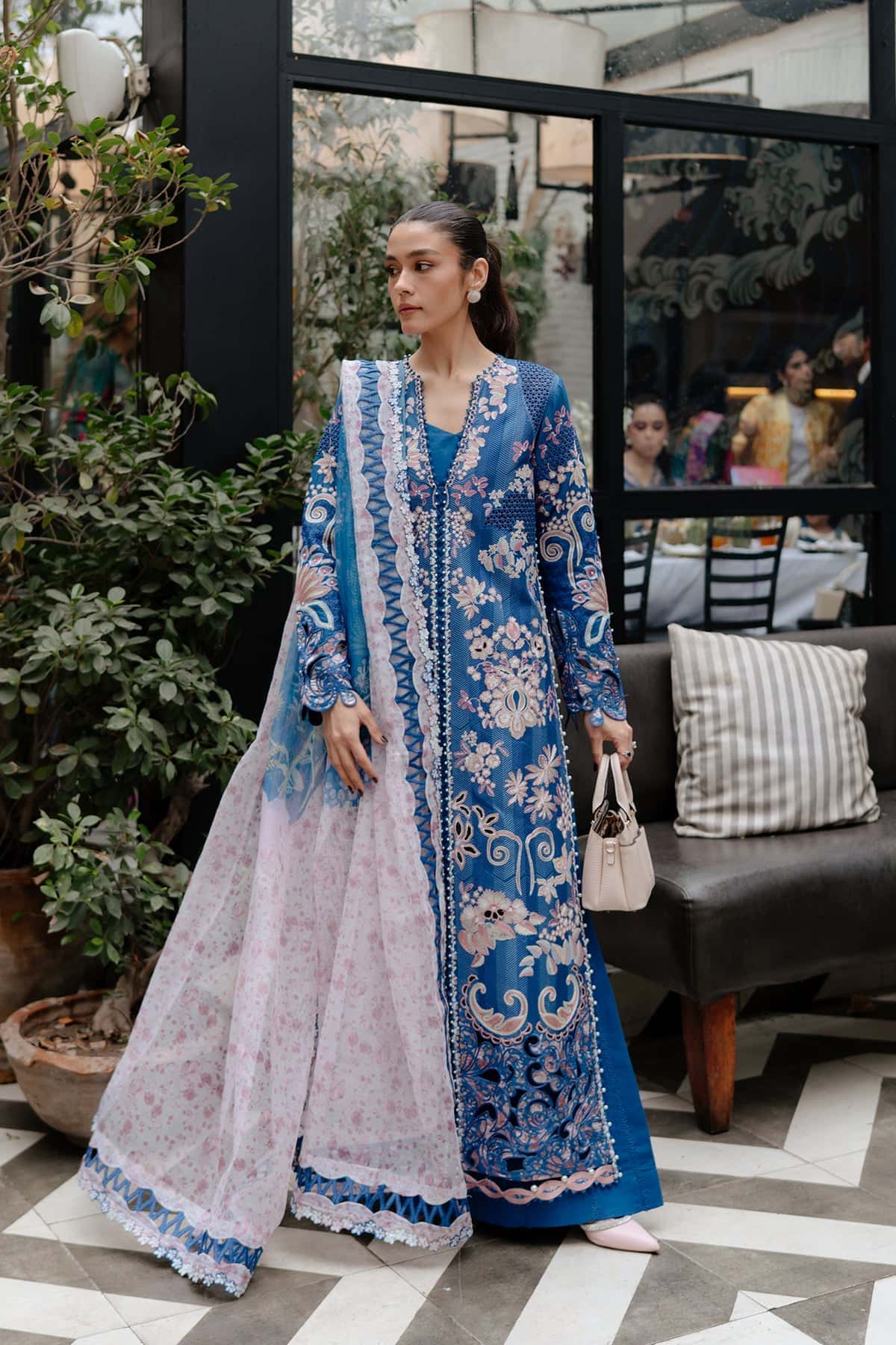 Afrozeh | Lawn 25 | Eclipse -  Afrozeh Ladies Clothes - Original Designer Dress - House of Maryam