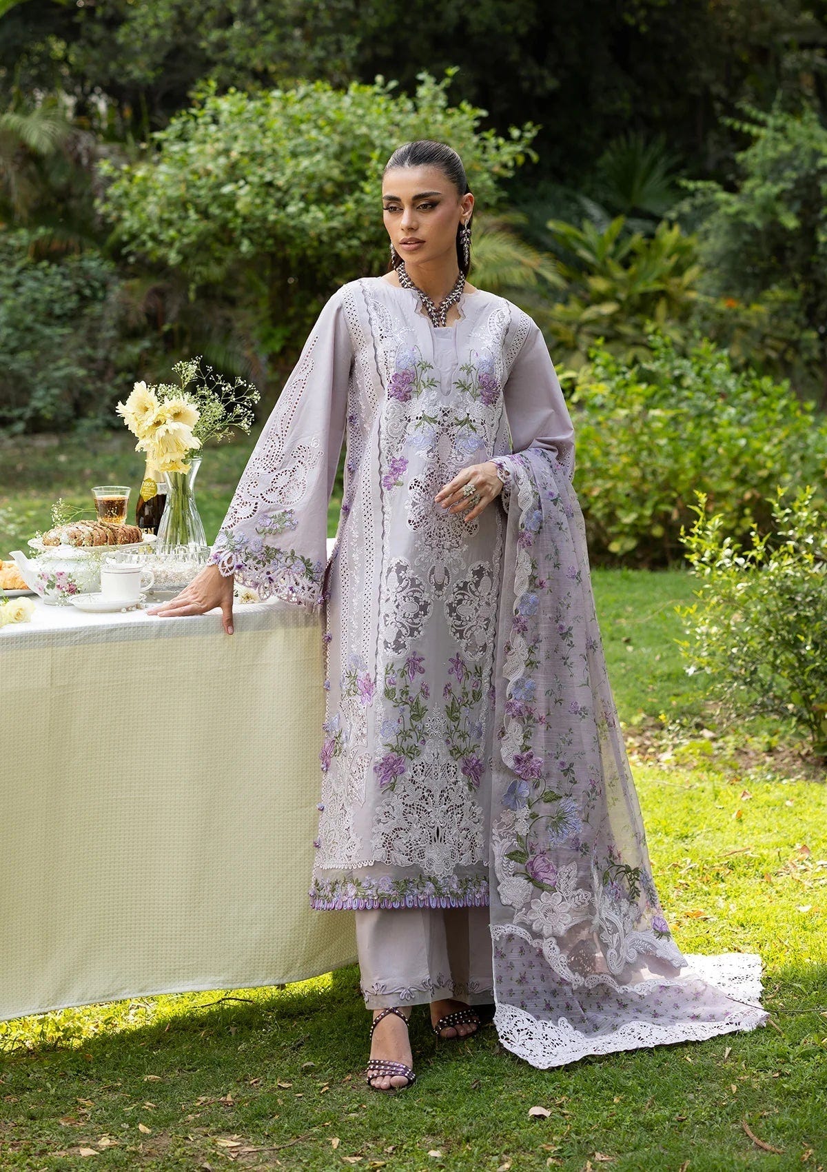 Elaf Premium | Luxury Lawn 26 | ELQ-4B PURE PLUM