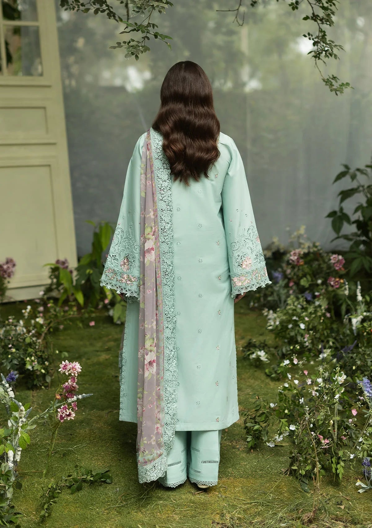 Elaf Premium | Luxury Lawn 26 | ELQ-6B MINT STORY-2