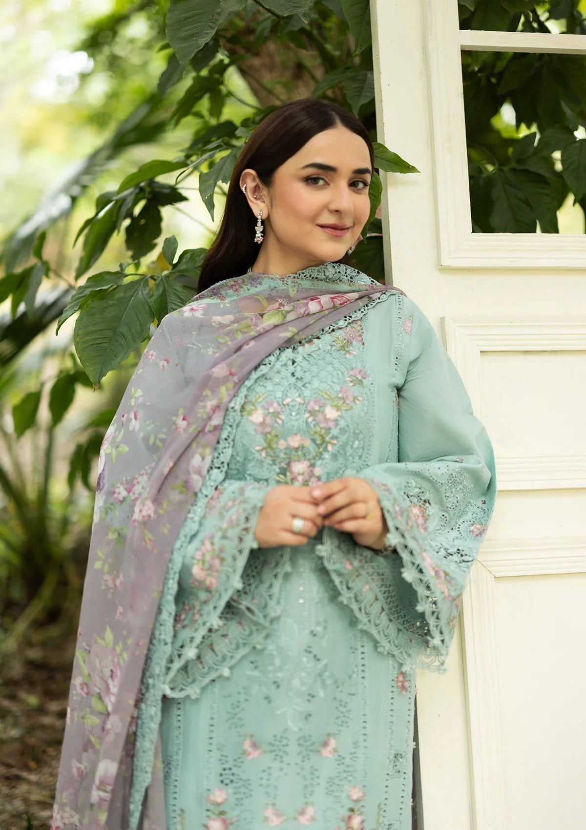 Elaf Premium | Luxury Lawn 26 | ELQ-6B MINT STORY-3
