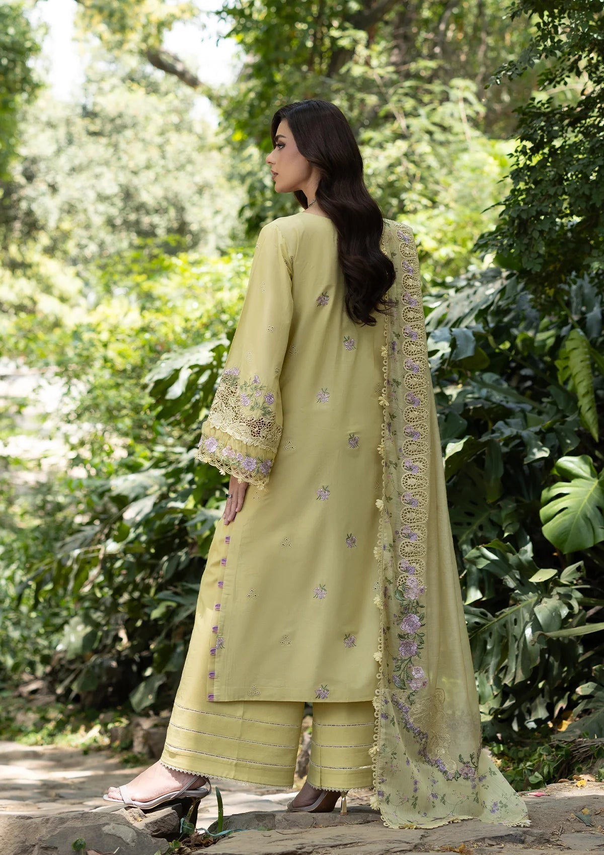 Elaf Premium | Luxury Lawn 26 | ELQ-7A BUTTER YELLOW-2