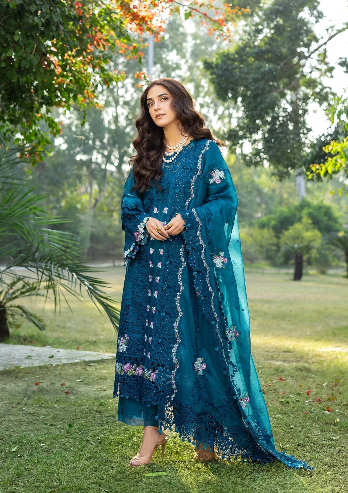 Elaf Premium | Luxury Lawn 26 | ELY-06 SAPPHIRE