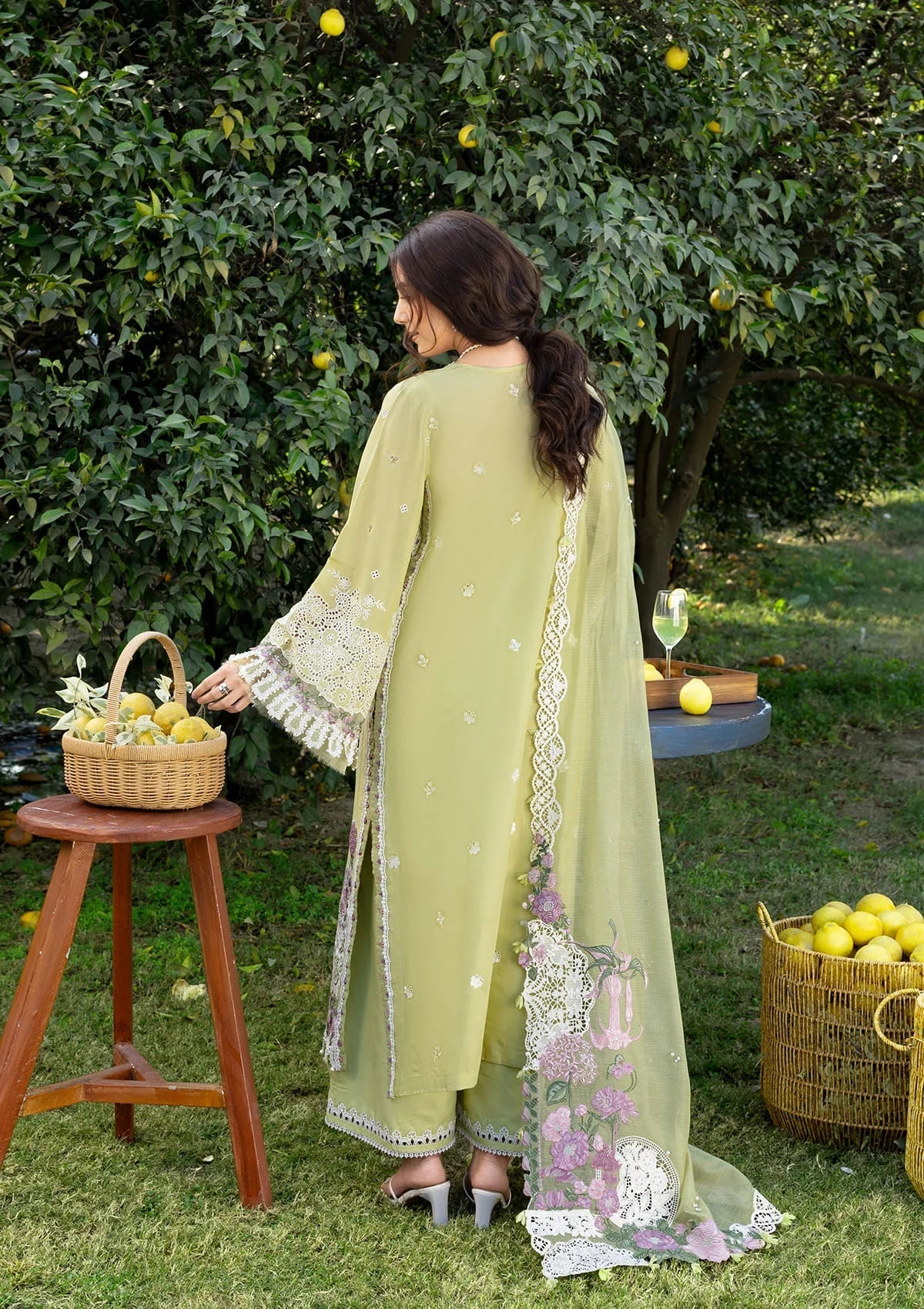 Elaf Premium | Luxury Lawn 26 | ELY-08 PISTACHIA, image 2