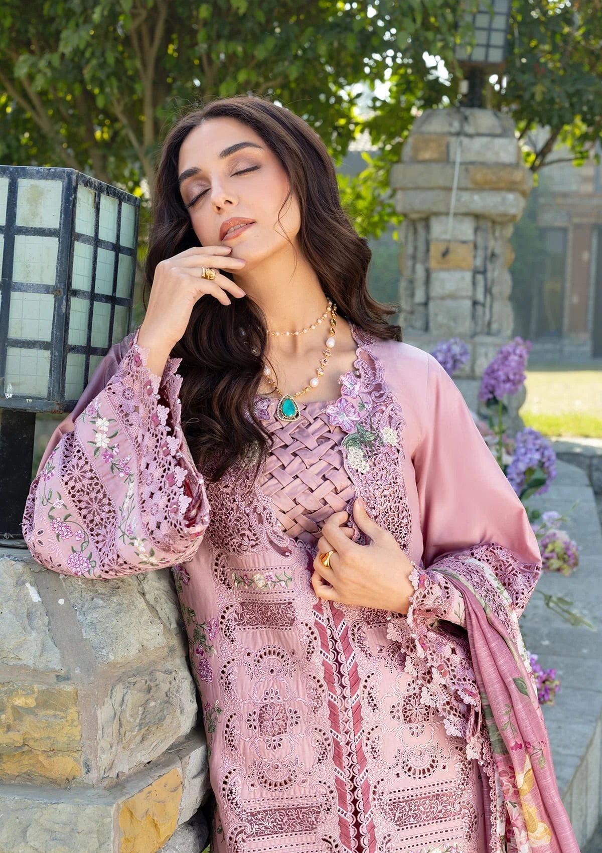Elaf Premium | Luxury Lawn 26 | ELY-09 ROSEE, image 4