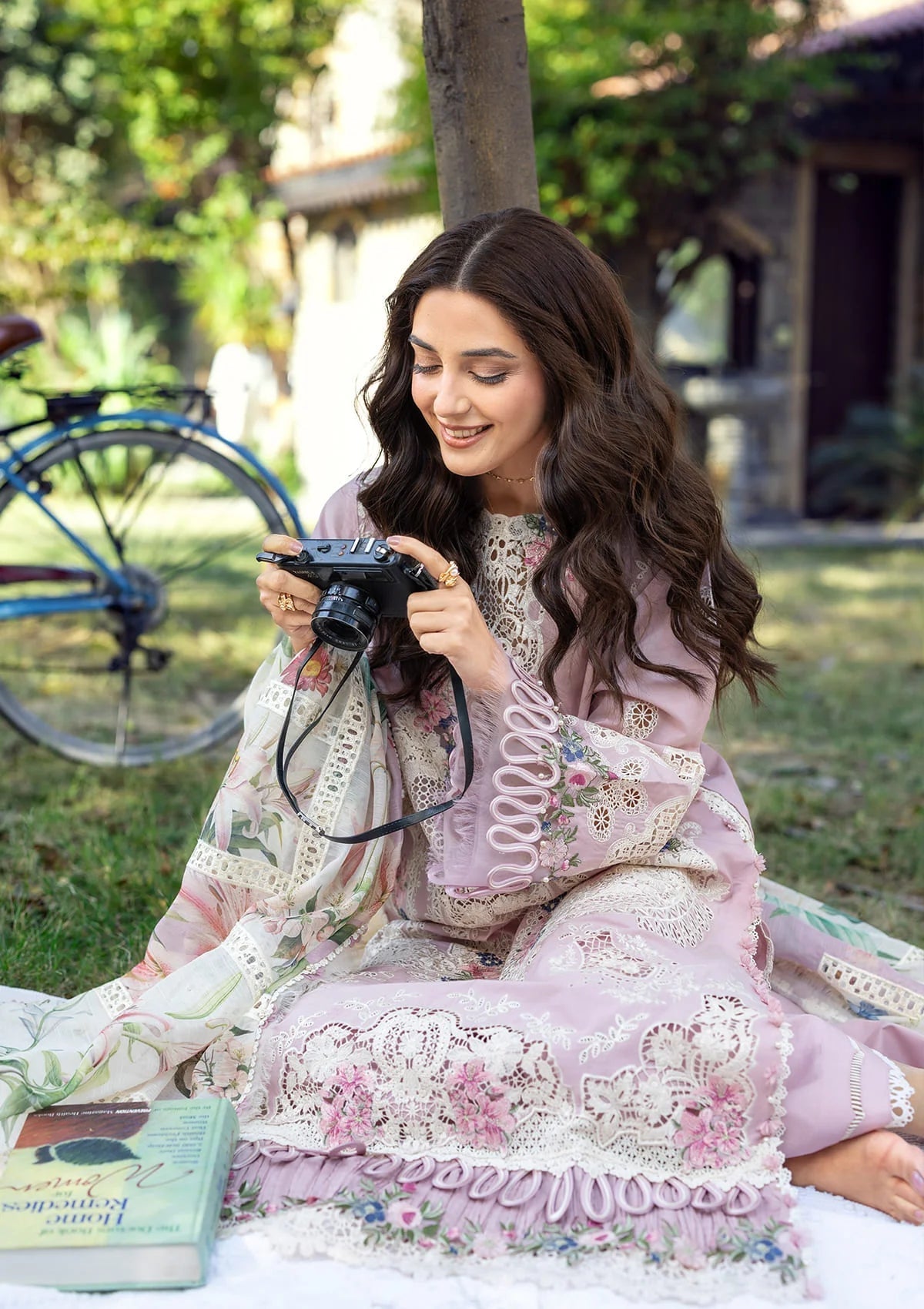 Elaf Premium | Luxury Lawn 26 | ELY-1A MAISON PINK, image 5