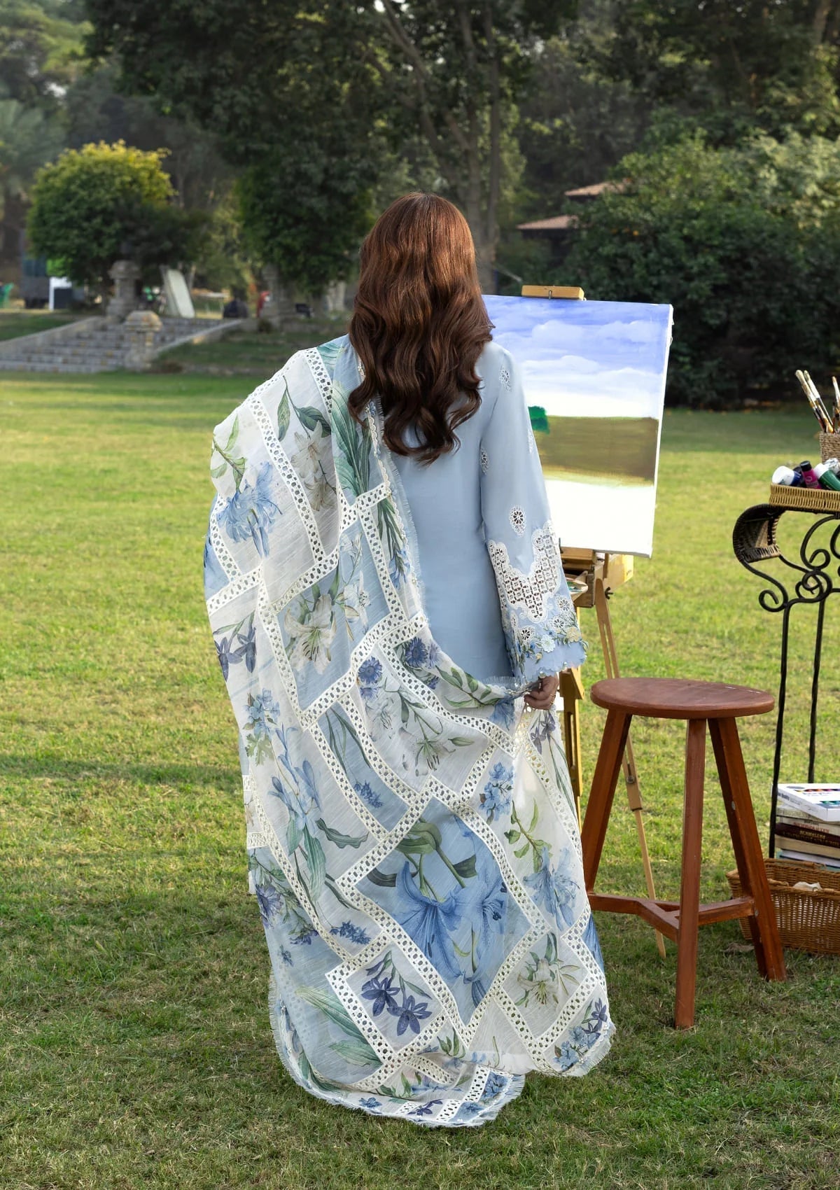 Elaf Premium | Luxury Lawn 26 | ELY-1B SERENITY, image 2