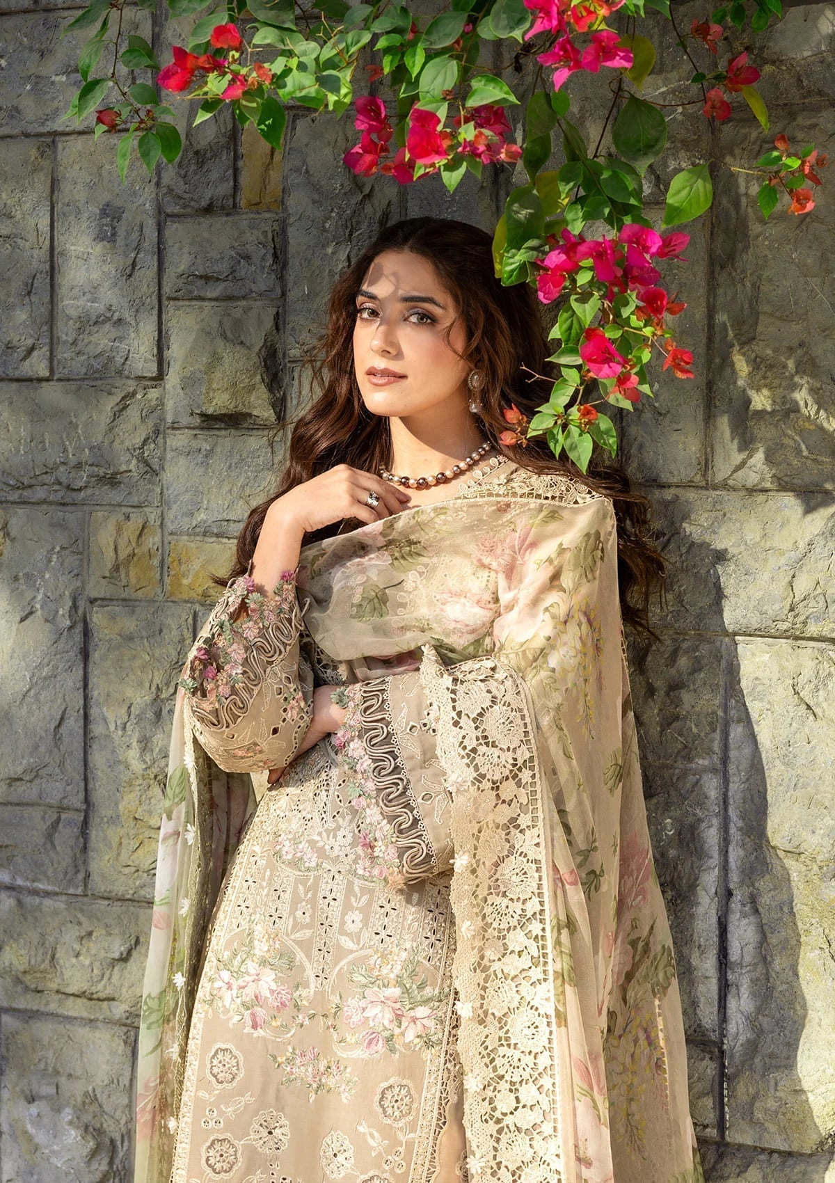 Elaf Premium | Luxury Lawn 26 | ELY-2A CAMELLIA, image 3