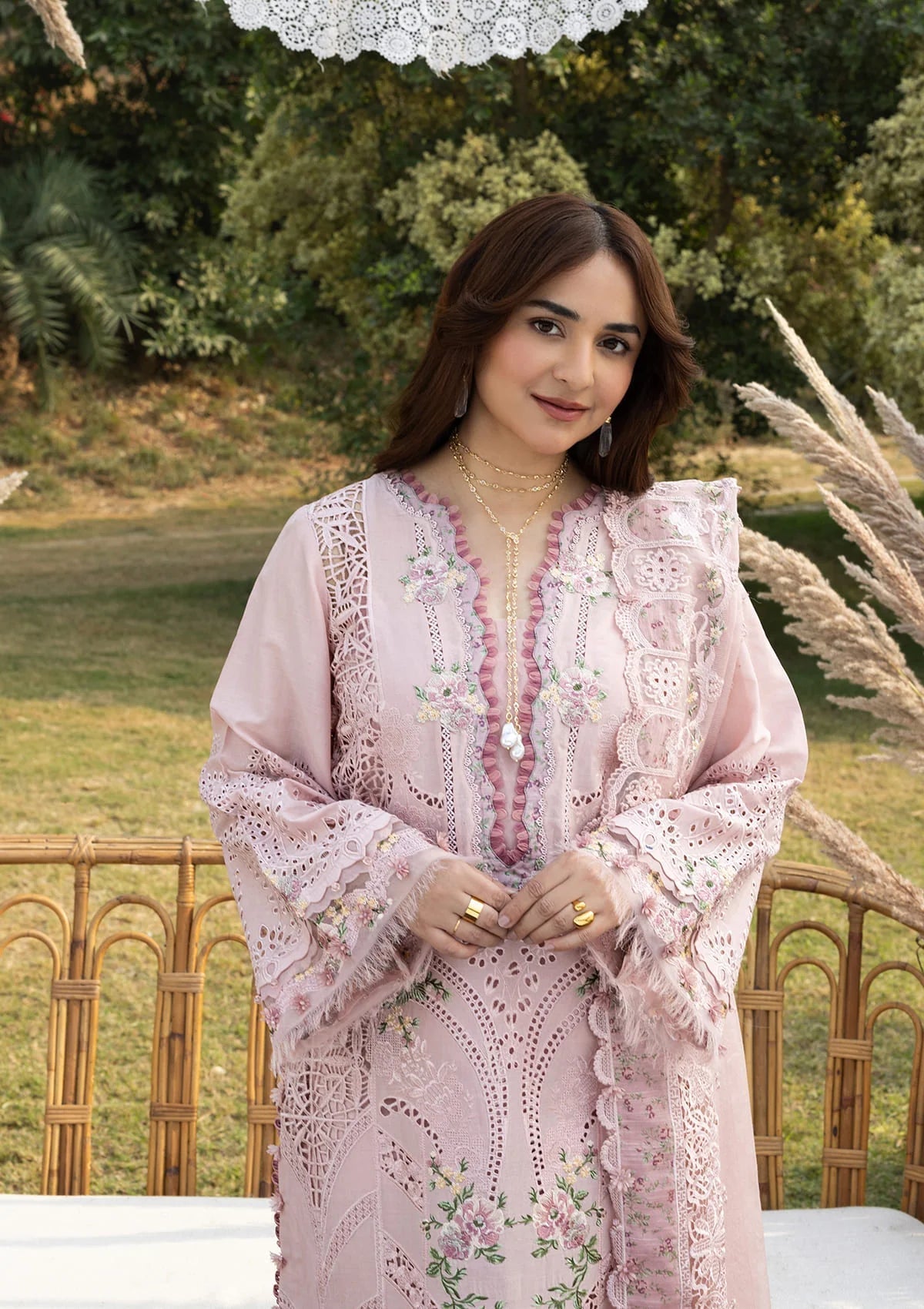 Elaf Premium | Luxury Lawn 26 | ELY-4A BLOOMING, image 3