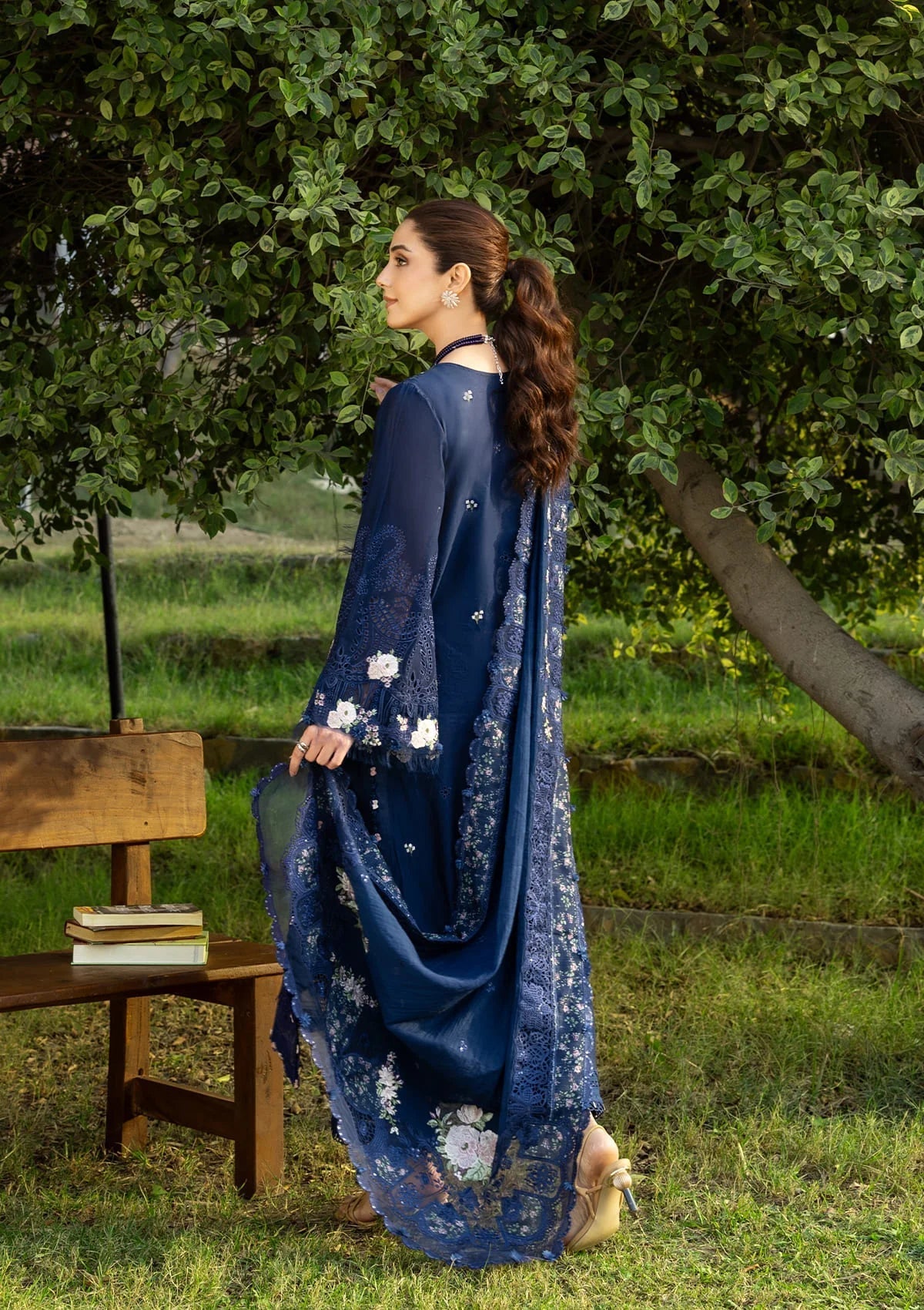 Elaf Premium | Luxury Lawn 26 | ELY-4B BLUE BELLE-2