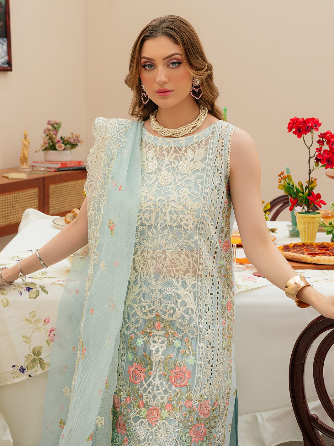 Mahnur | Allenura Luxury Lawn 24 | ELYSSA -  Mahnur Luxury - Original Designer Dress - House of Maryam