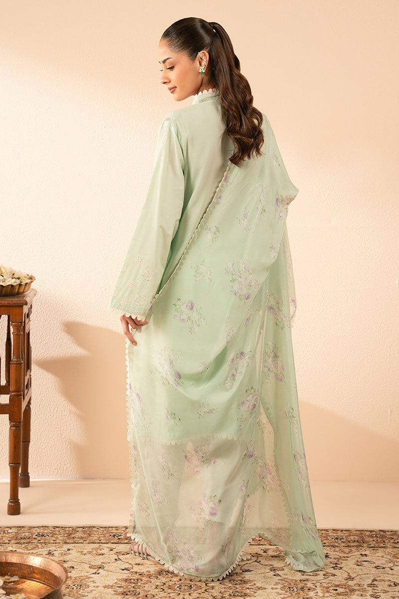 Cross Stitch | Exclusive Pret | Green Somber-2PC (Shirt & Dupatta)-6
