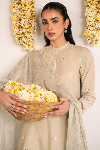 Cross Stitch | Exclusive Pret | Dusty Aqua-2PC (Shirt & Dupatta)