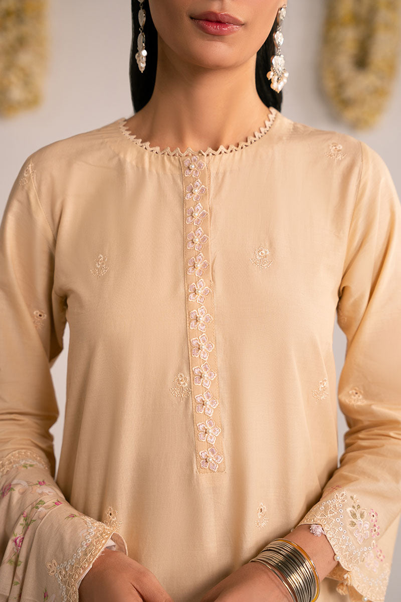 Cross Stitch | Exclusive Pret | Summer Flora-2PC (Shirt & Dupatta)-3