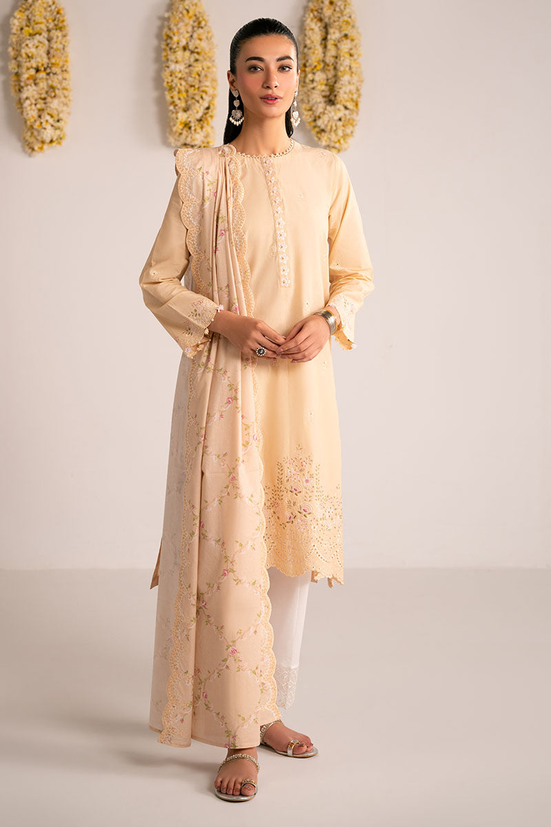 Cross Stitch | Exclusive Pret | Summer Flora-2PC (Shirt & Dupatta)