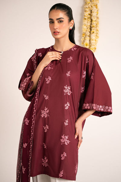 Cross Stitch | Exclusive Pret | Rose Glam-2PC (Shirt & Dupatta)