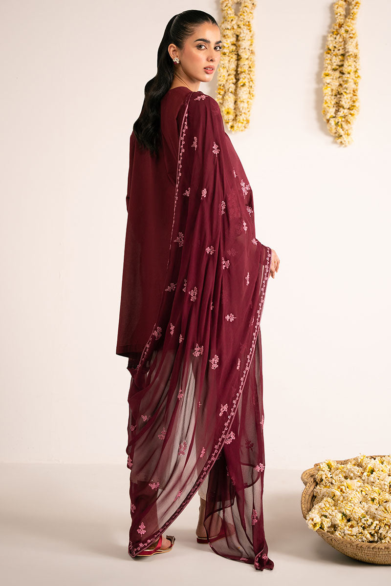Cross Stitch | Exclusive Pret | Rose Glam-2PC (Shirt & Dupatta)-6