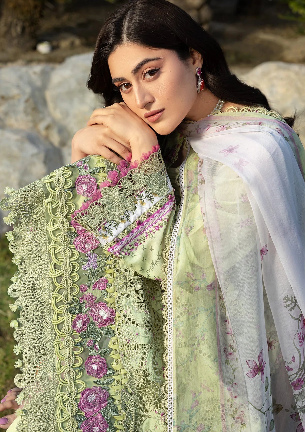 Elaf Premium | Chikankari Prints 26 | ERC-2A HINA-5