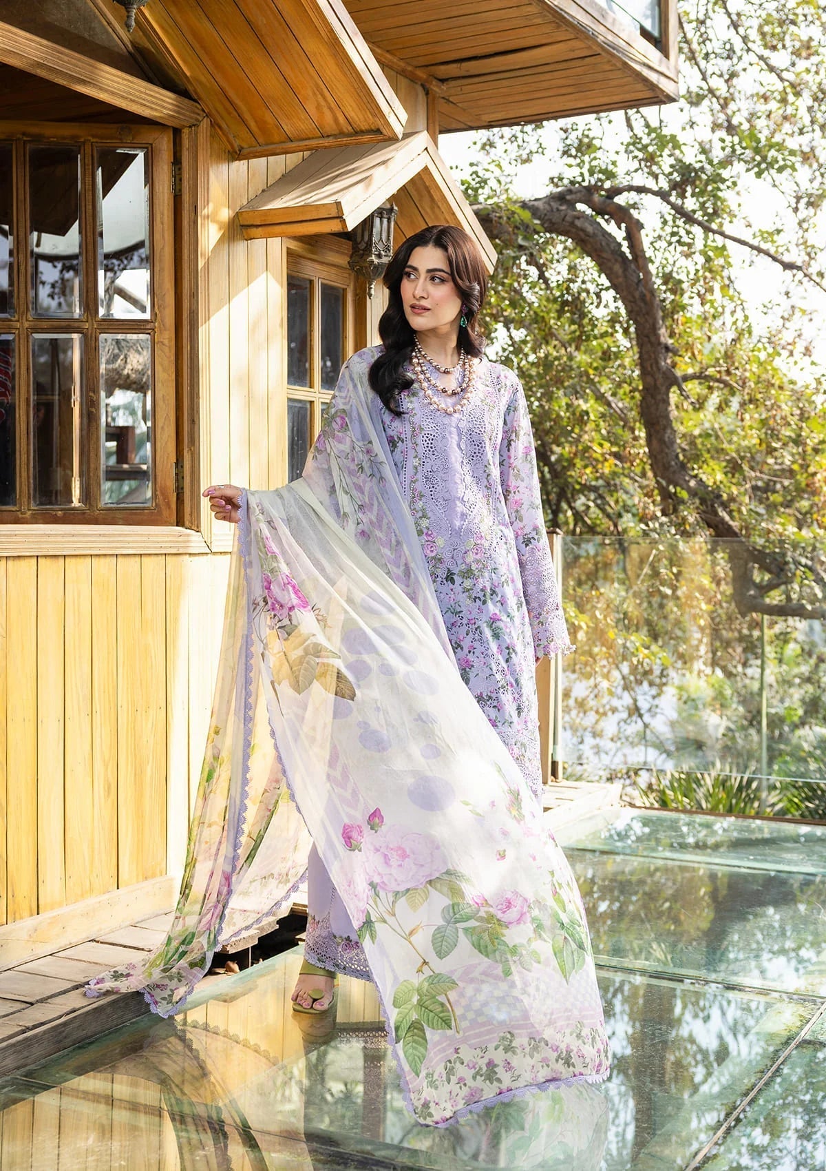 Elaf Premium | Chikankari Prints 26 | ERC-6B IRIS-7