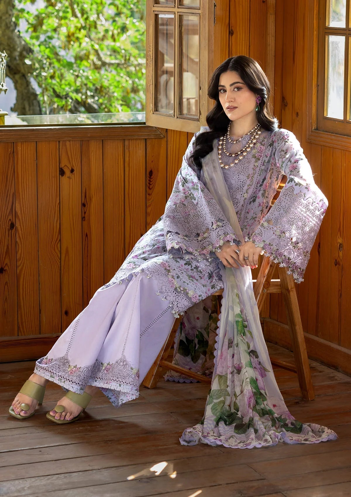 Elaf Premium | Chikankari Prints 26 | ERC-6B IRIS-6