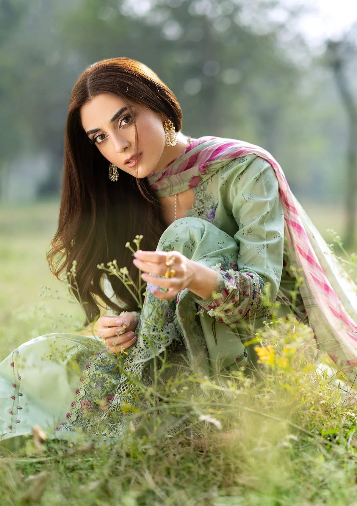 Elaf Premium | Chikankari Prints 26 | ERC-7B NAHL, image 4