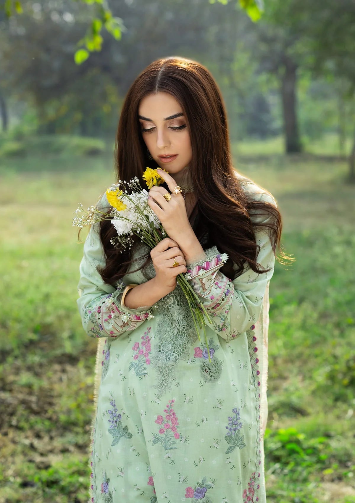 Elaf Premium | Chikankari Prints 26 | ERC-7B NAHL, image 3