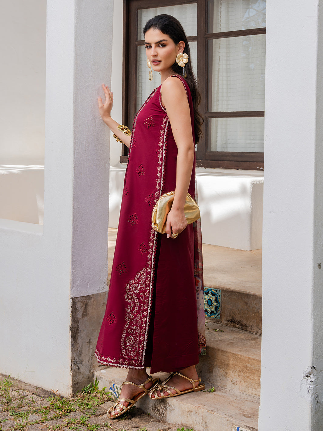 Izel | Dareen Luxury Lawn 26 | Eshaal, image 2