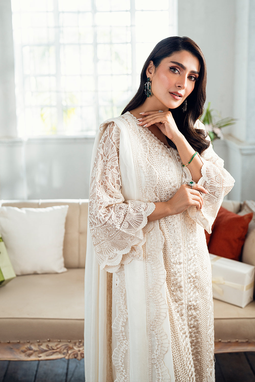 Azure | Luxe Formals | Ethereal Pearl -  Azure Ladies Clothes - Original Designer Dress - House of Maryam