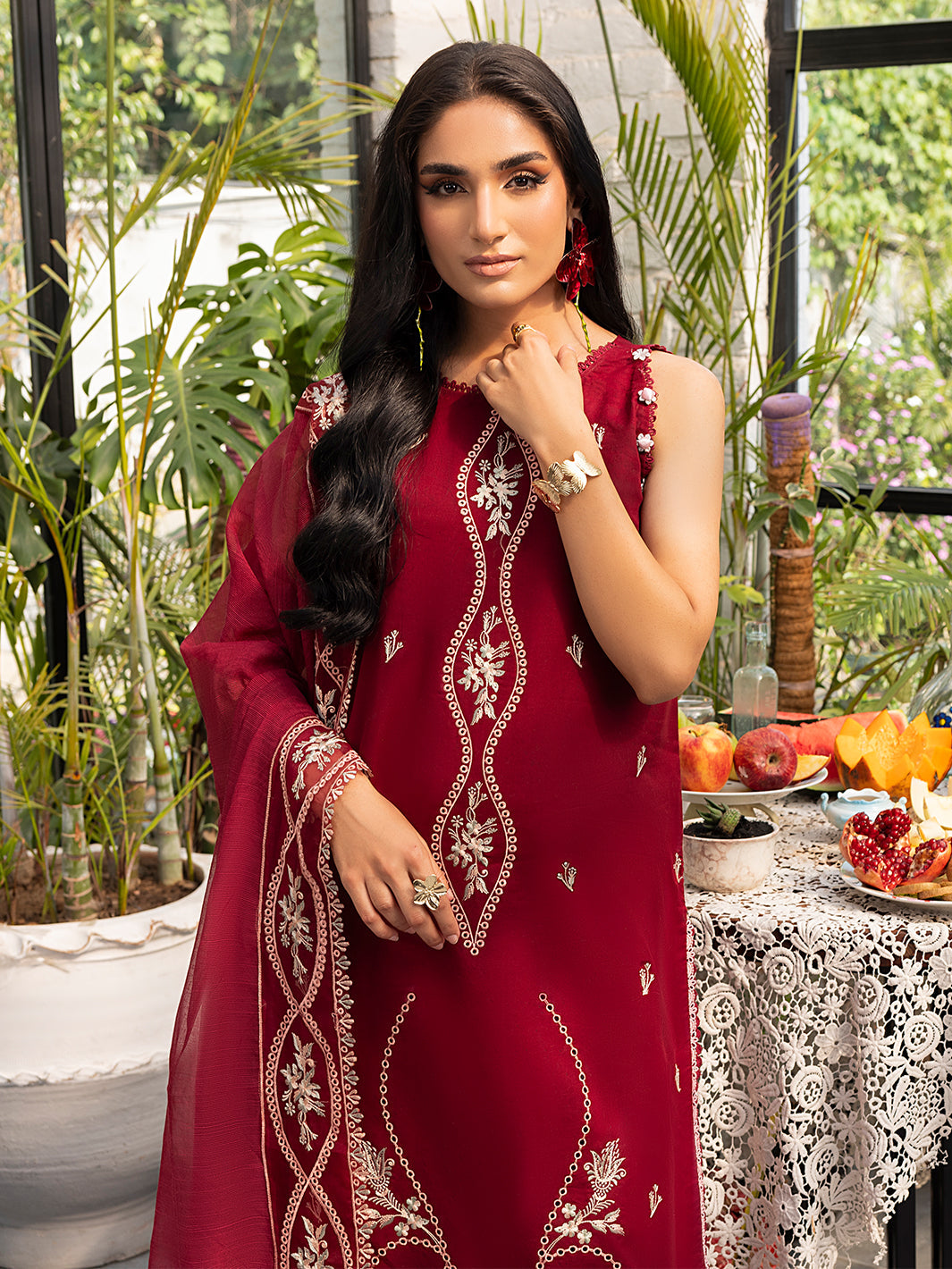 Izel | Meadow Muse Embroidered Lawn 25 | EVARA -  Izel Ladies Clothes - Original Designer Dress - House of Maryam