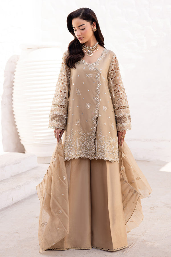 Marjjan | Elyna Lawn | EVERLY MP-43 (SKIN GOLD) -  Marjjan Ladies Clothes - Original Designer Dress - House of Maryam