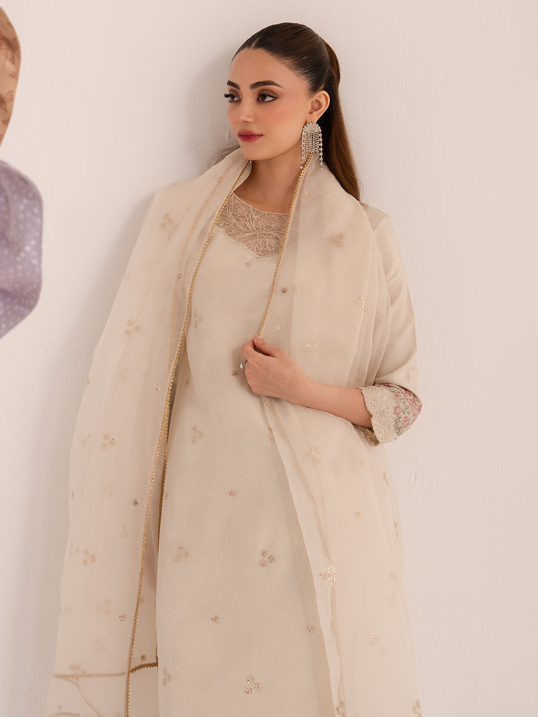 Izel | The Silk Chapter | Ecru-4