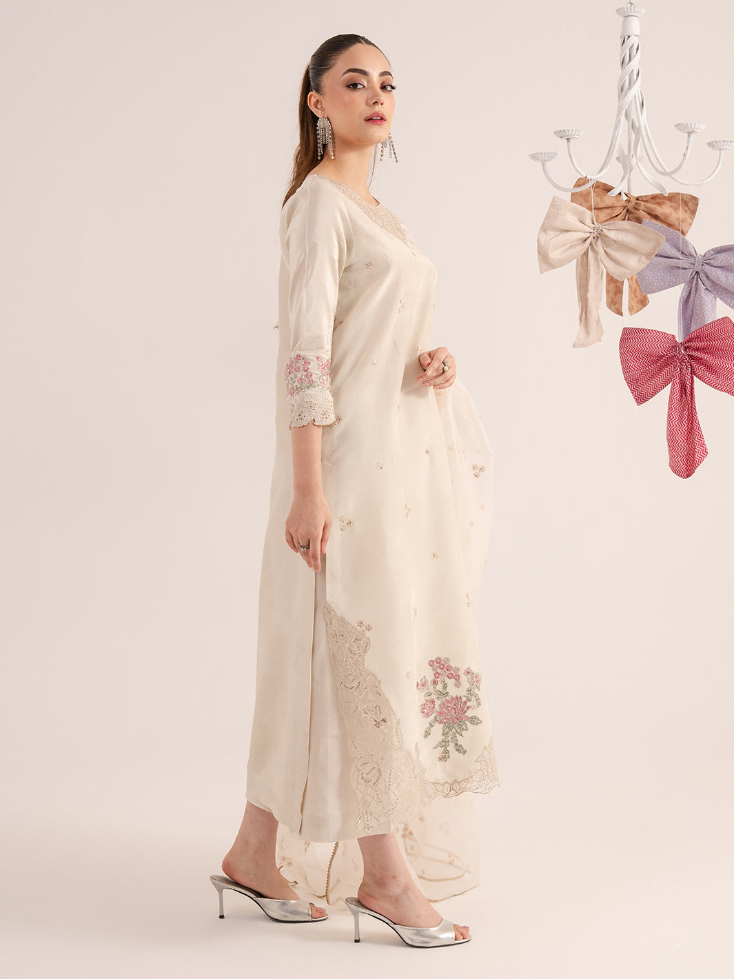 Izel | The Silk Chapter | Ecru-2