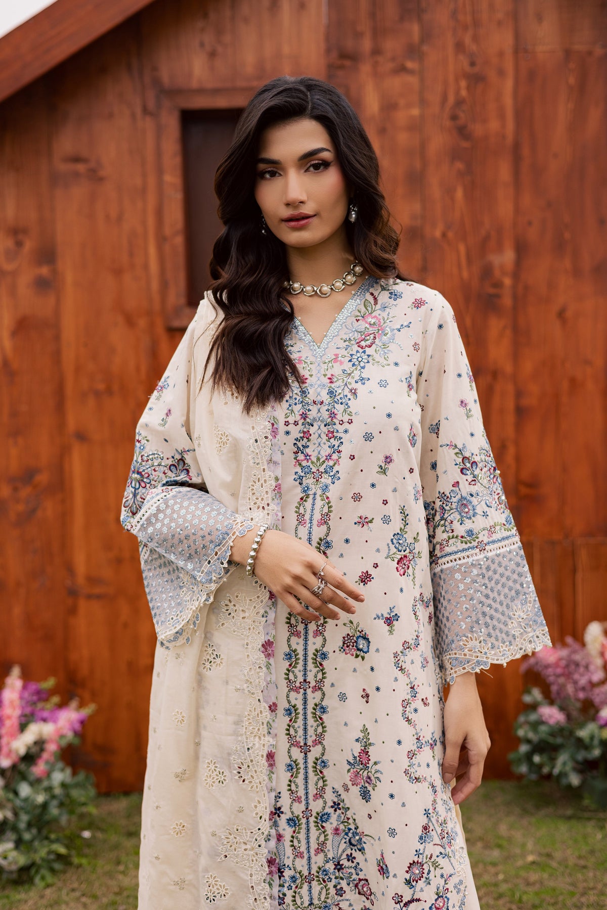 Batik | Soleil Luxury Lawn Edit 26' | Ela Noor 3Pc, image 6