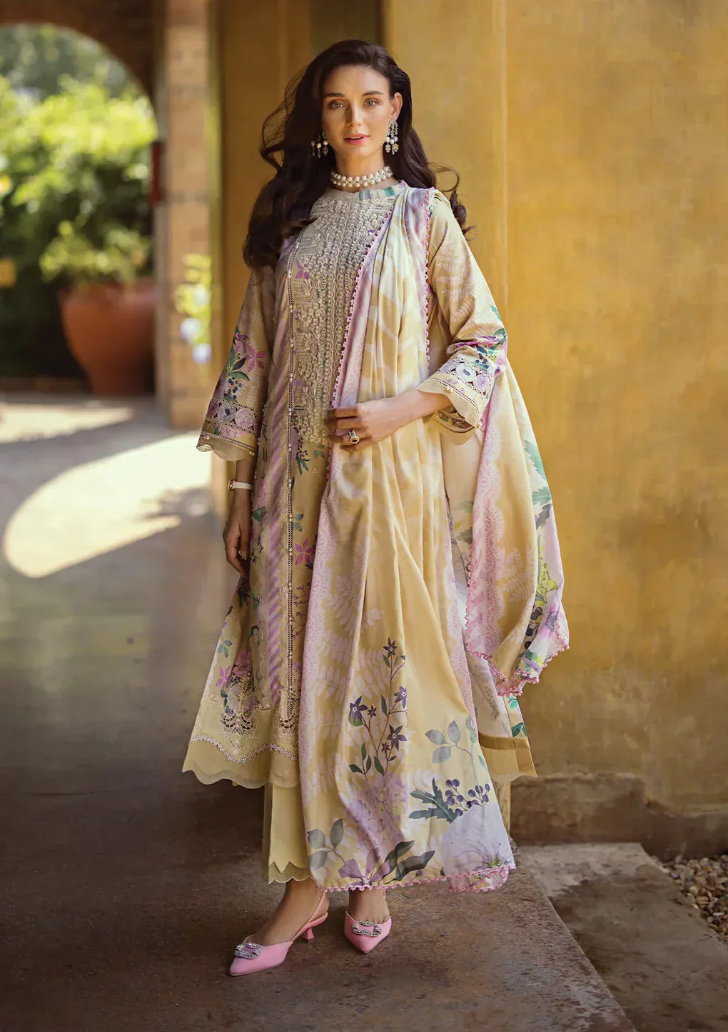 Elaf Premium | Print Chikankari 24 | ECT-04A TWINKLE -  Elaf Premium Luxury - Original Designer Dress - House of Maryam