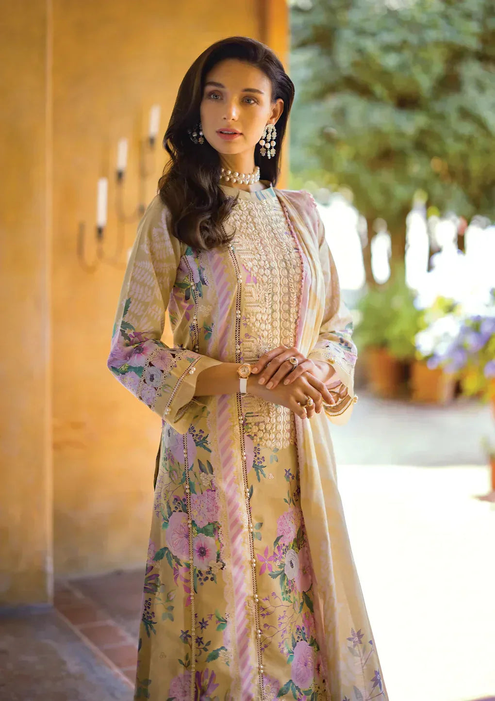 Elaf Premium | Print Chikankari 24 | ECT-04A TWINKLE -  Elaf Premium Luxury - Original Designer Dress - House of Maryam