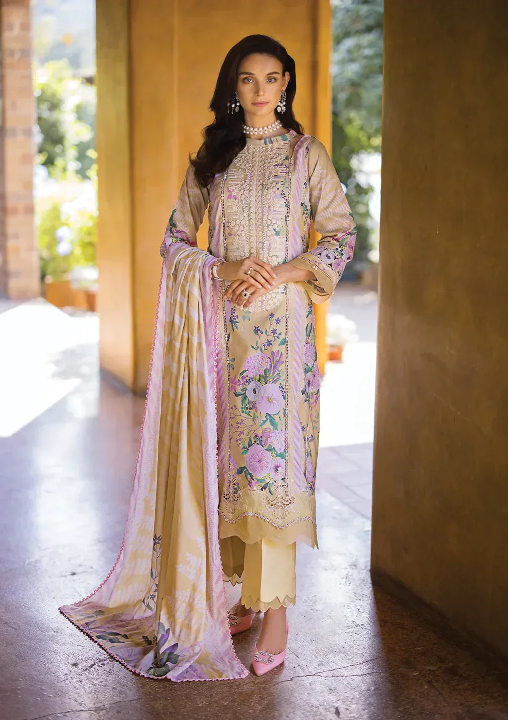 Elaf Premium | Print Chikankari 24 | ECT-04A TWINKLE -  Elaf Premium Luxury - Original Designer Dress - House of Maryam
