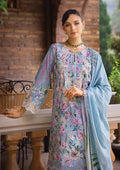 Elaf Premium | Print Chikankari 24 | ECT-03A OCEAN BLUE by Designer Elaf Premium - House of Maryam - Pakistani Designer Ethnic Wear in {{ shop.shopifyCountryName }}