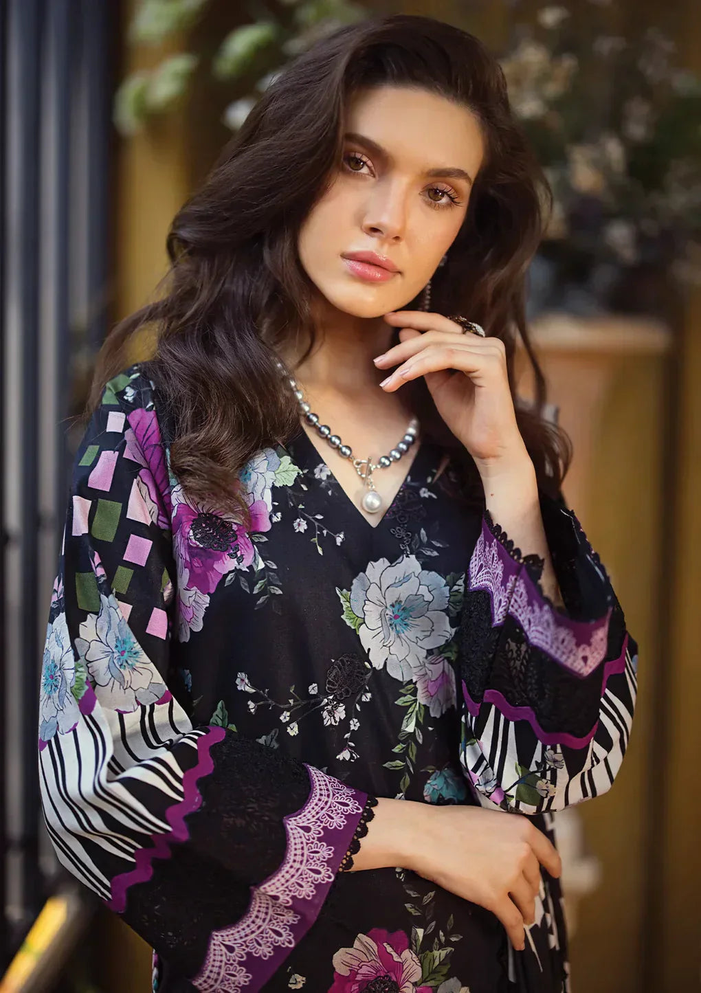 Elaf Premium | Print Chikankari 24 | ECT-02B DARIEN by Designer Elaf Premium - House of Maryam - Pakistani Designer Ethnic Wear in {{ shop.shopifyCountryName }}