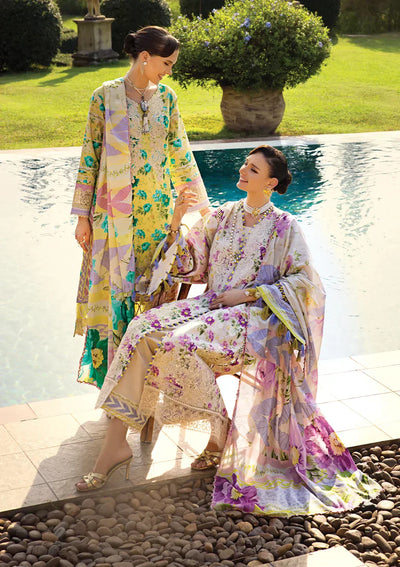Elaf Premium | Print Chikankari 24 | ECT-06B MISTY SERENADE -  Elaf Premium Luxury - Original Designer Dress - House of Maryam