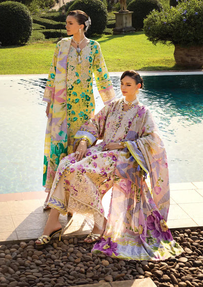 Elaf Premium | Print Chikankari 24 | ECT-06B MISTY SERENADE -  Elaf Premium Luxury - Original Designer Dress - House of Maryam
