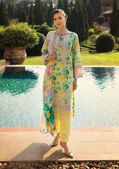 Elaf Premium | Print Chikankari 24 | ECT-06B MISTY SERENADE -  Elaf Premium Luxury - Original Designer Dress - House of Maryam