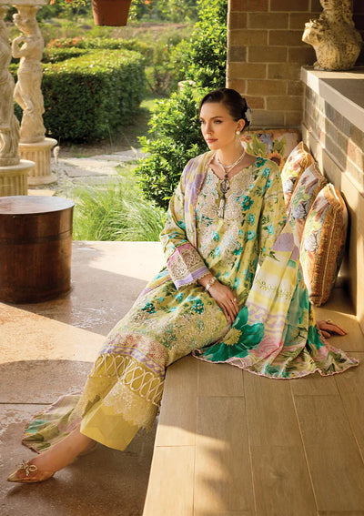 Elaf Premium | Print Chikankari 24 | ECT-06B MISTY SERENADE -  Elaf Premium Luxury - Original Designer Dress - House of Maryam