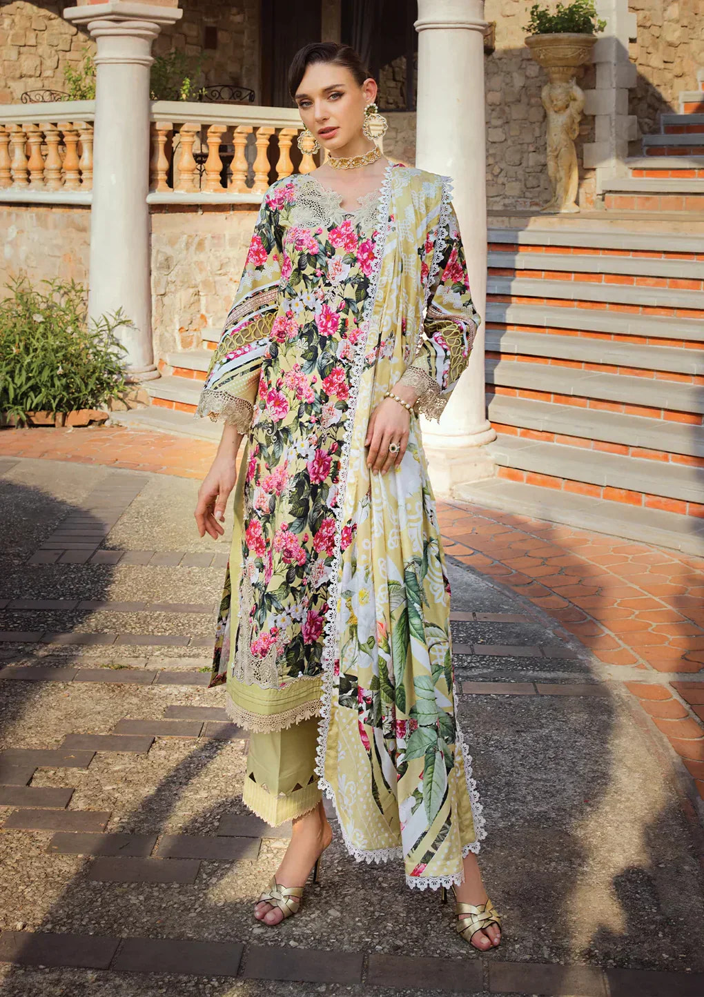 Elaf Premium | Print Chikankari 24 | ECT-01B CHARM -  Elaf Premium Luxury - Original Designer Dress - House of Maryam