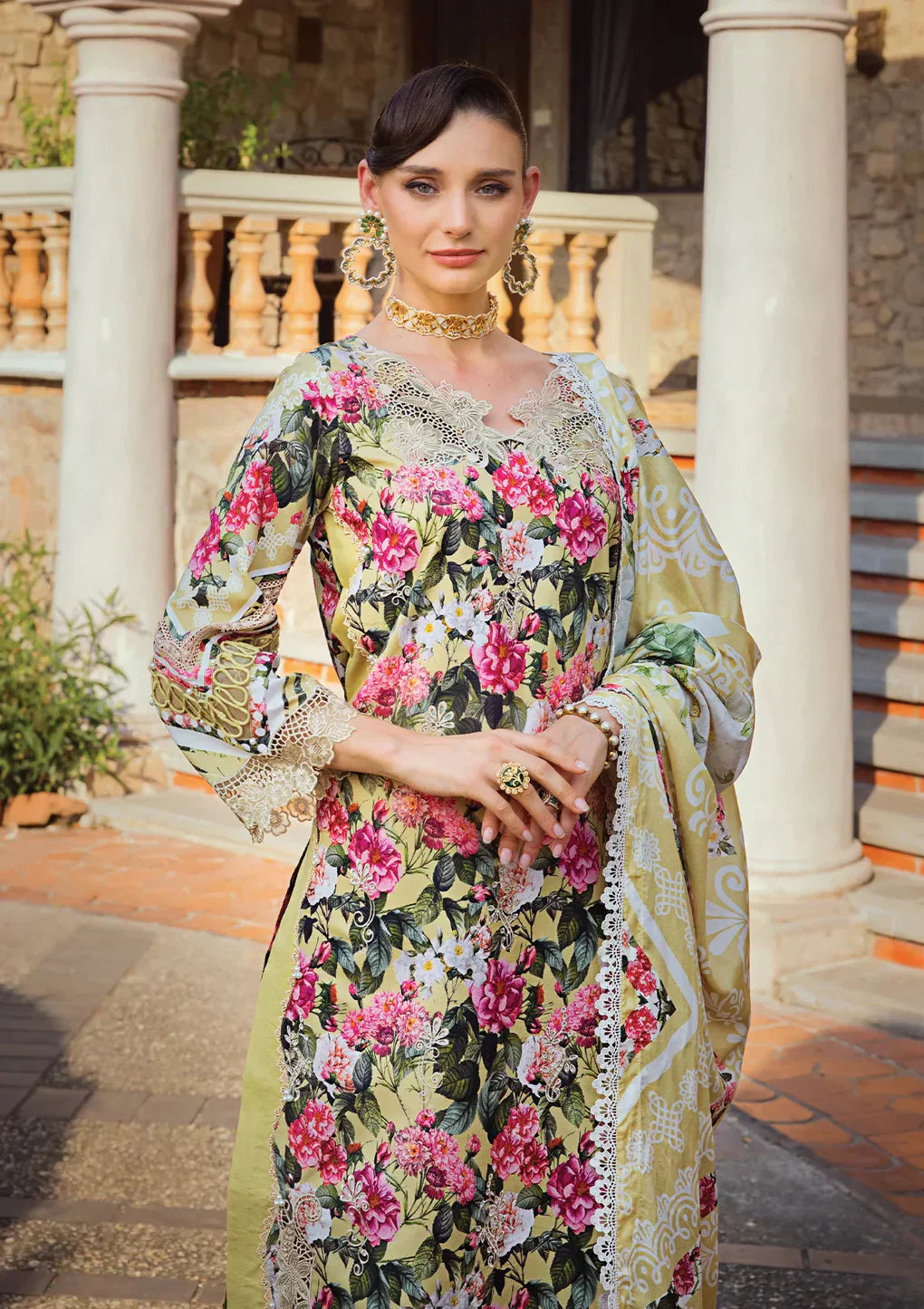 Elaf Premium | Print Chikankari 24 | ECT-01B CHARM -  Elaf Premium Luxury - Original Designer Dress - House of Maryam
