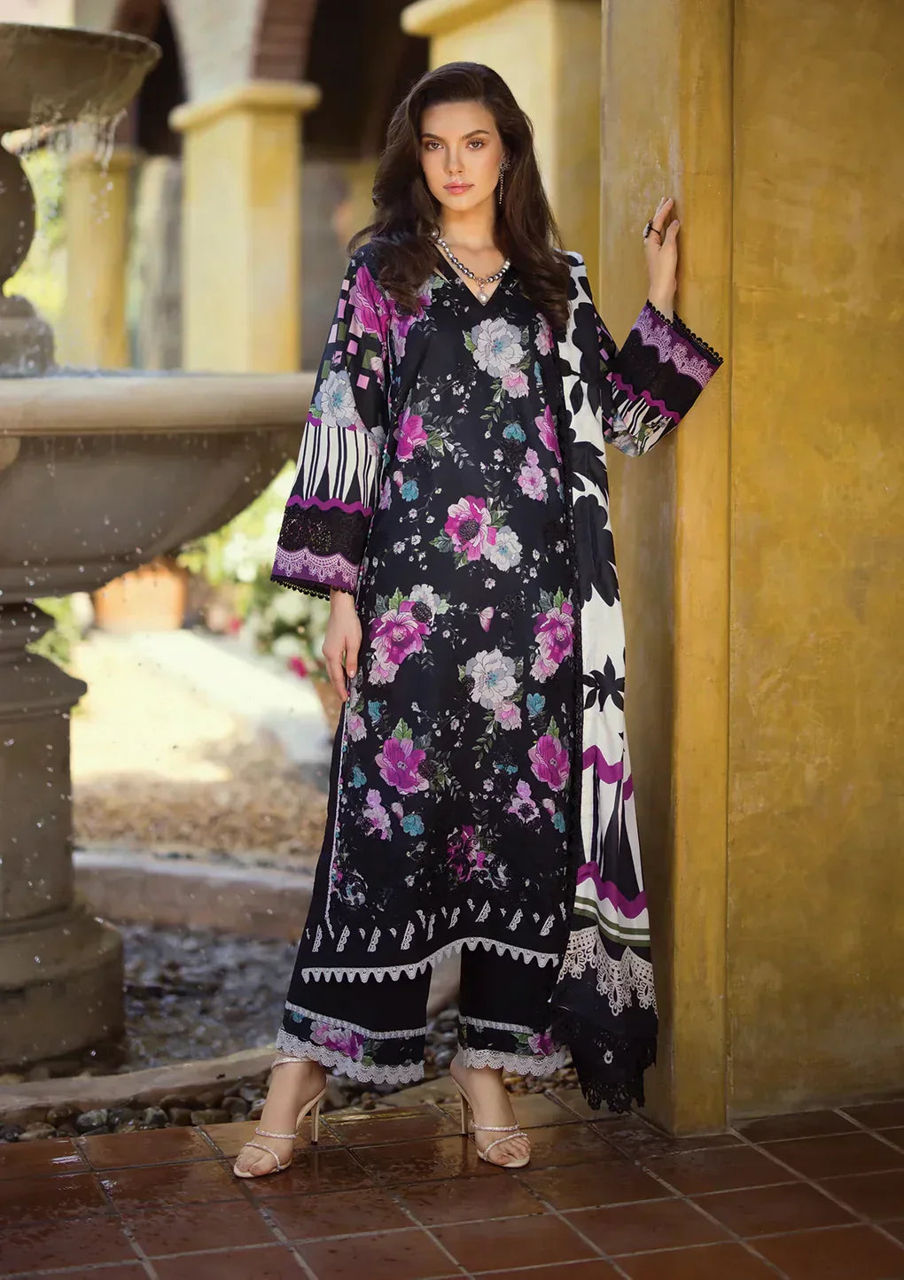 Elaf Premium | Print Chikankari 24 | ECT-02B DARIEN by Designer Elaf Premium - House of Maryam - Pakistani Designer Ethnic Wear in {{ shop.shopifyCountryName }}