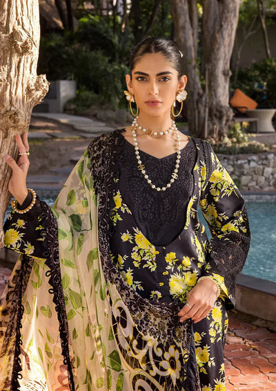 Elaf Premium | Signature Embroidered Lawn 24 | ESL-06A ECLIPSED DREAM -  Elaf Premium Luxury - Original Designer Dress - House of Maryam