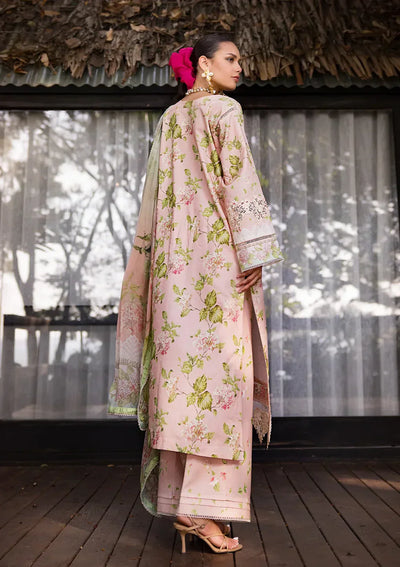 Elaf Premium | Signature Embroidered Lawn 24 | ESL-05B DELIGHT DRAPE -  Elaf Premium Luxury - Original Designer Dress - House of Maryam