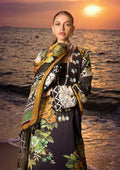 Elaf Premium | Signature Embroidered Lawn 24 | ESL-08B NIGHTFALL -  Elaf Premium Luxury -  House of Maryam