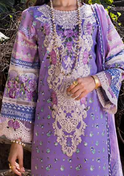 Elaf Premium | Signature Embroidered Lawn 24 | ESL-04A MADEMOISELLE -  Elaf Premium Luxury - Original Designer Dress - House of Maryam