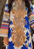 Elaf Premium | Signature Embroidered Lawn 24 | ESL-01A OPRAH -  Elaf Premium Luxury -  House of Maryam