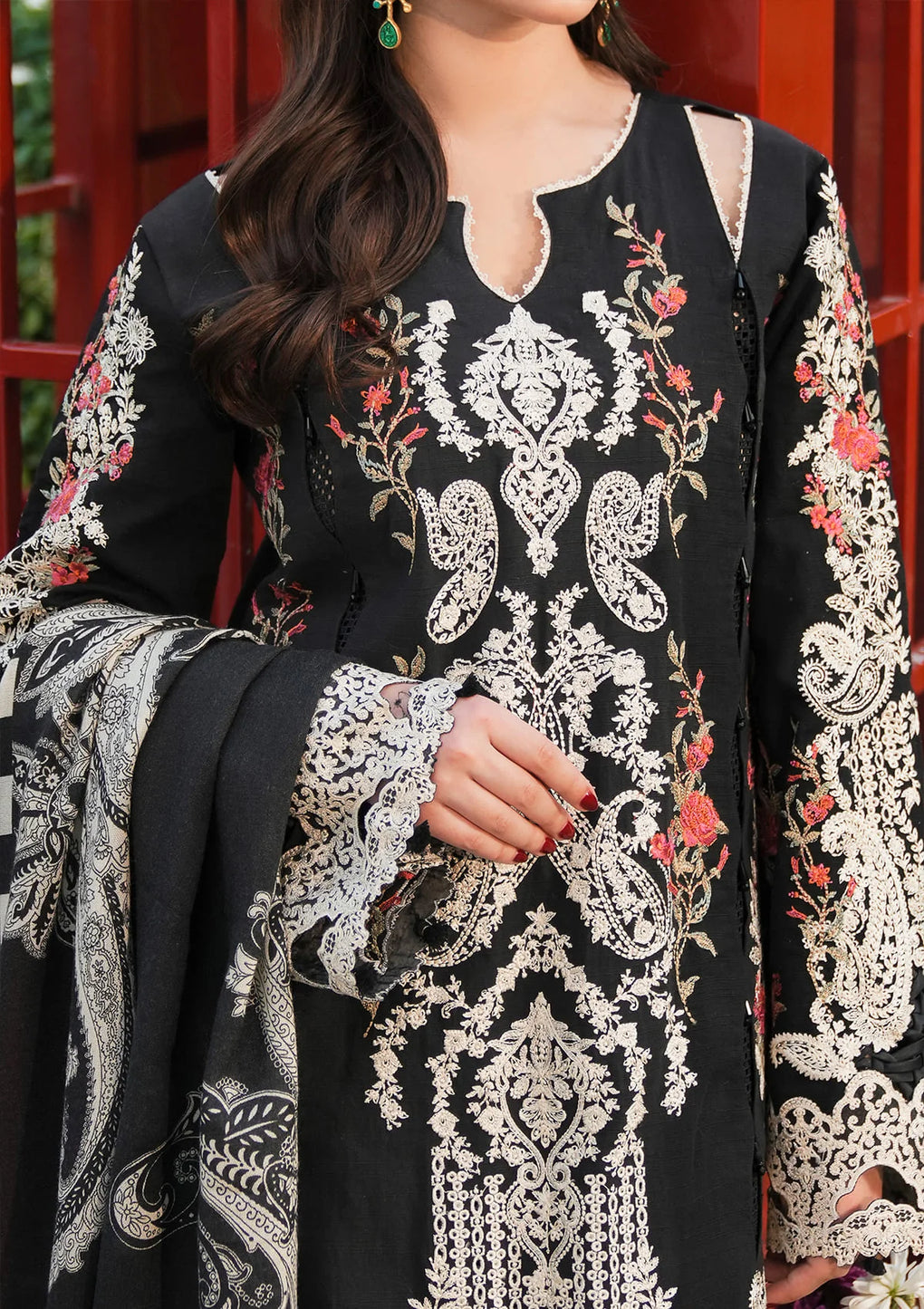 Elaf Premium | Winter Pashmina Shawl Collection | EPW-2B Forever Yourâs by Designer Elaf Premium - House of Maryam - Pakistani Designer Ethnic Wear in {{ shop.shopifyCountryName }}